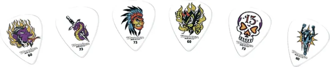 Dunlop Zwartline Plektrums 0,73mm - 6 Stuks