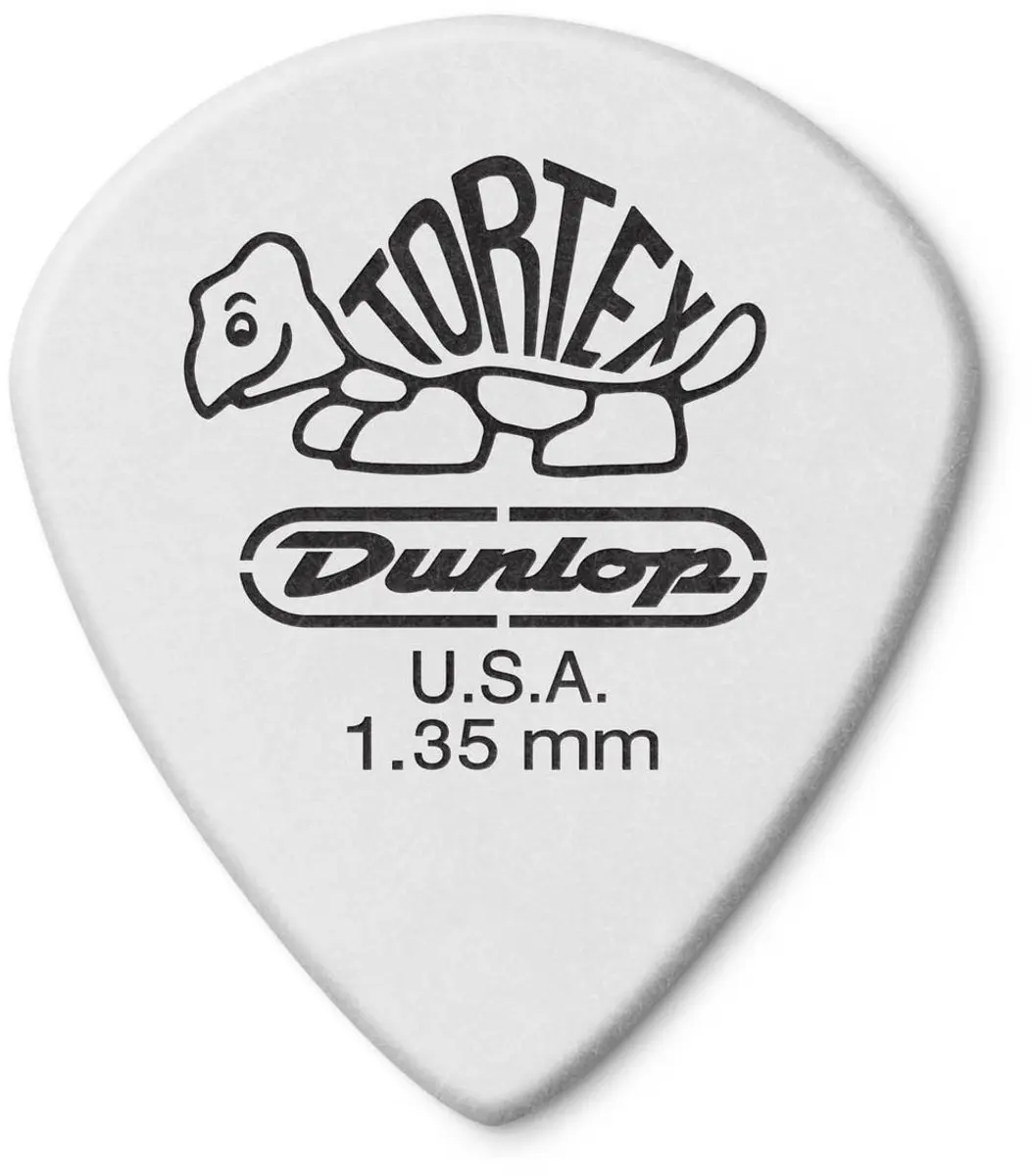 Dunlop Tortex White Jazz III Plectrums 12 Stuks