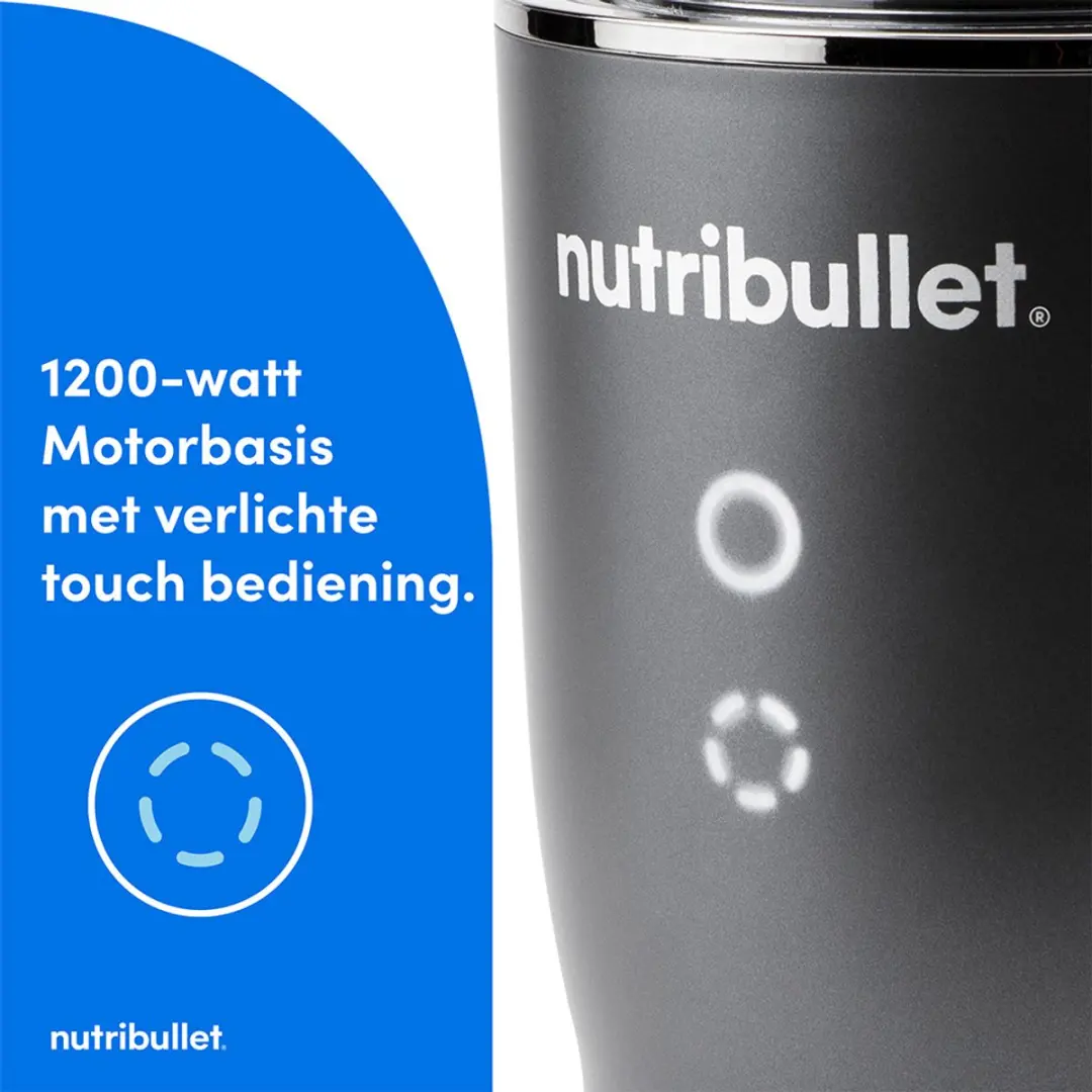 NutriBullet Ultra Plus Blender 1200W - 900ml - Zwart