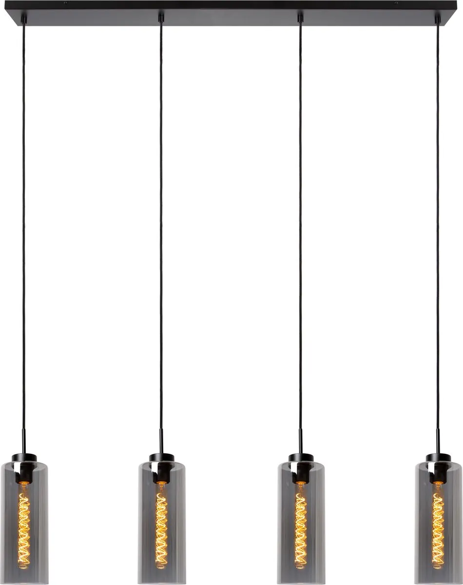 Lucide Bruno Hanglamp 4xE27 Fumé