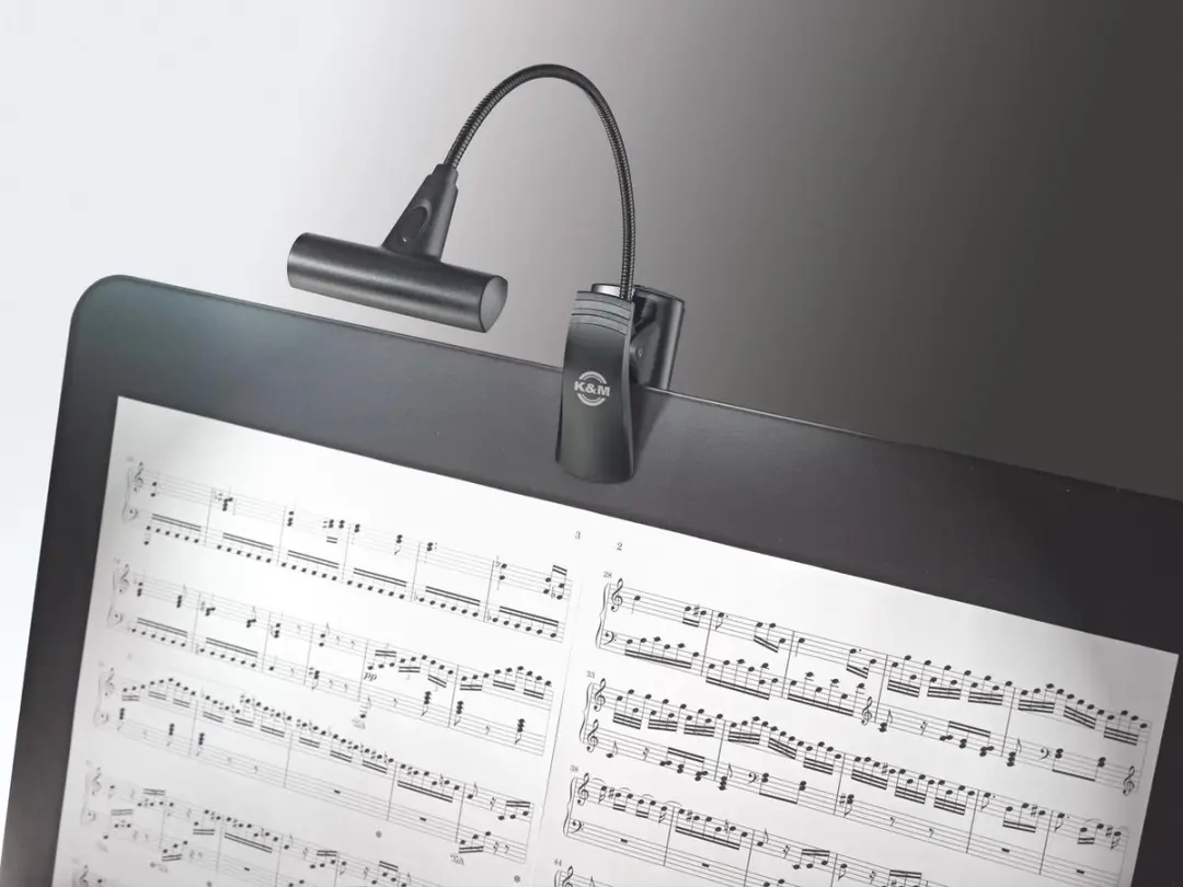 König & Meyer T-Model LED Flexlight Lessenaarlamp - Zwart