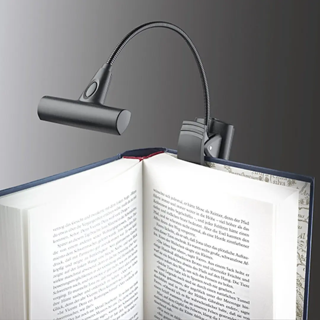 König & Meyer T-Model LED Flexlight Lessenaarlamp - Zwart