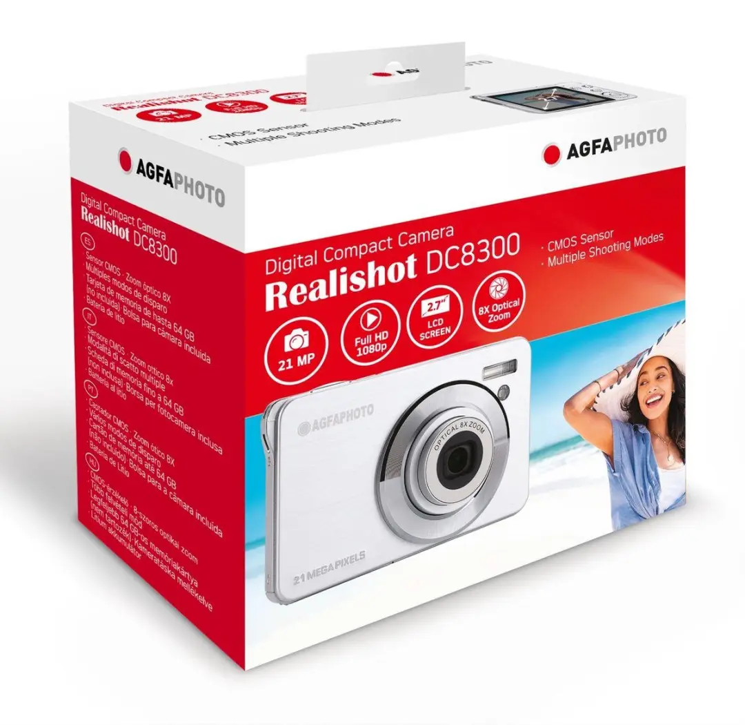 AgfaPhoto Realishot DC8300SL Compactcamera - 21MP - Zilver