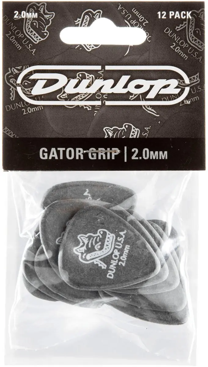 Dunlop Gator Grip Plectrum 2.00mm
