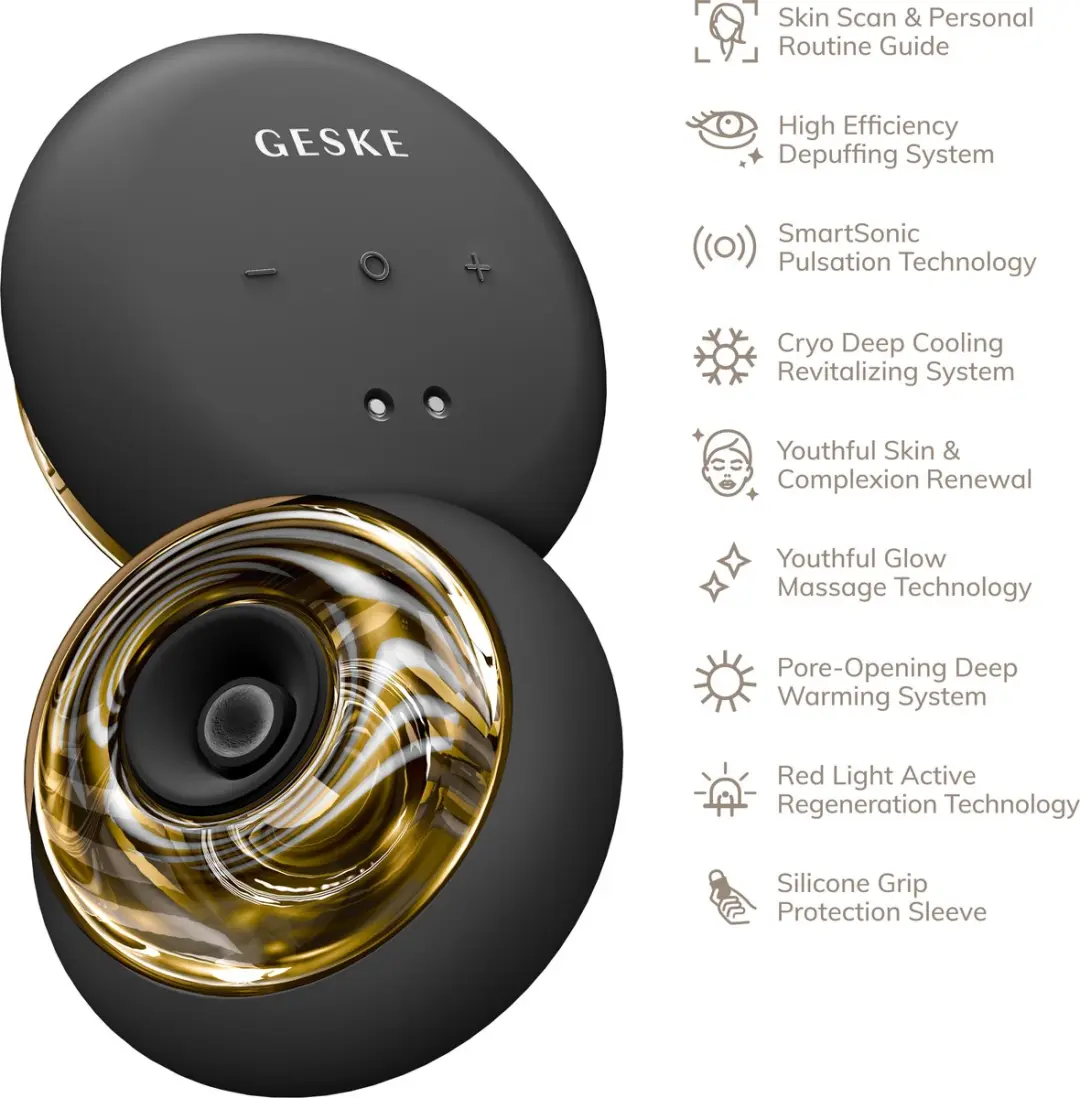 GESKE GK000699GY01 Sonic Massager 9-in-1 - Armen - Koel/Warm - Grijs