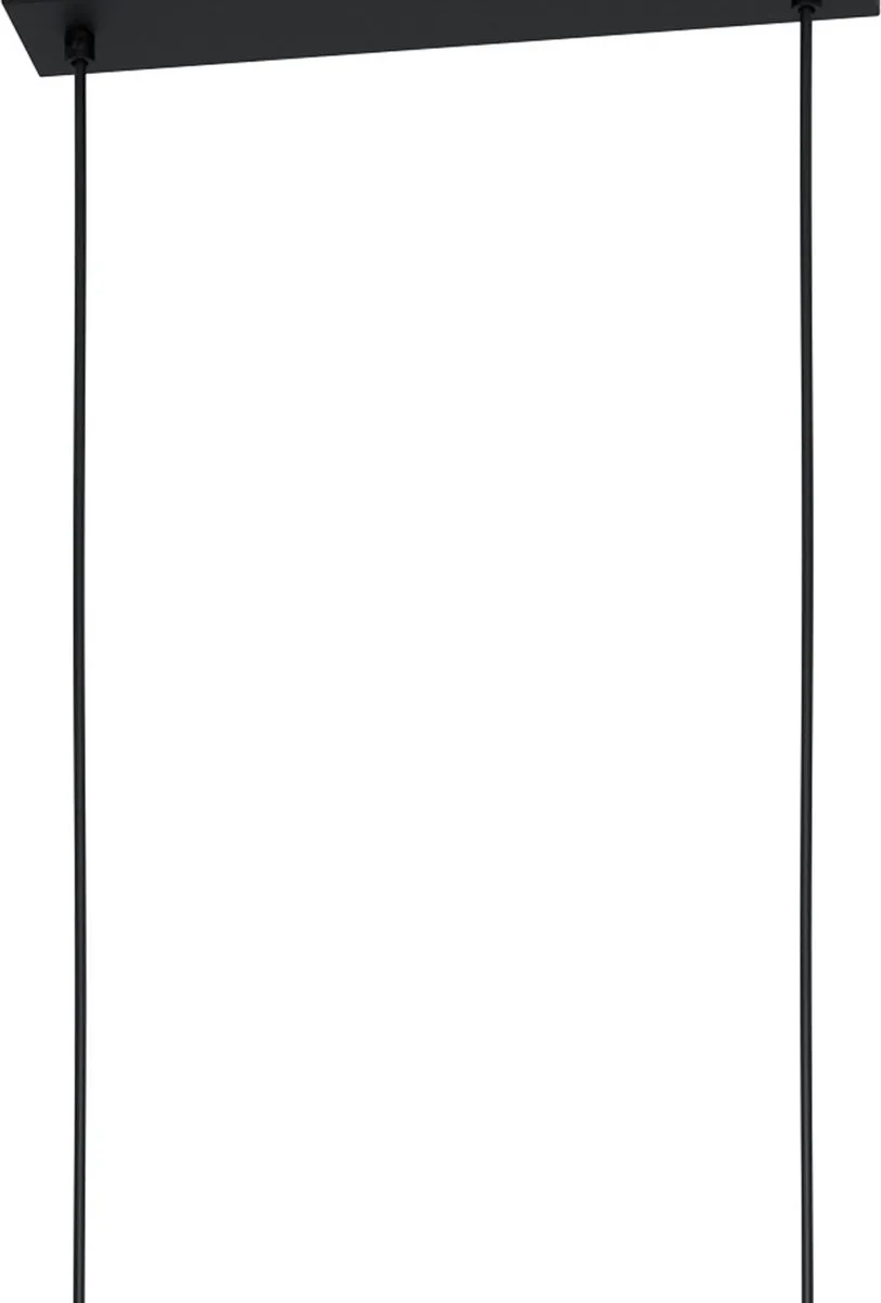 Eglo Cambulos Hanglamp LED 93,5cm - Zwart/Wit - Dimbaar