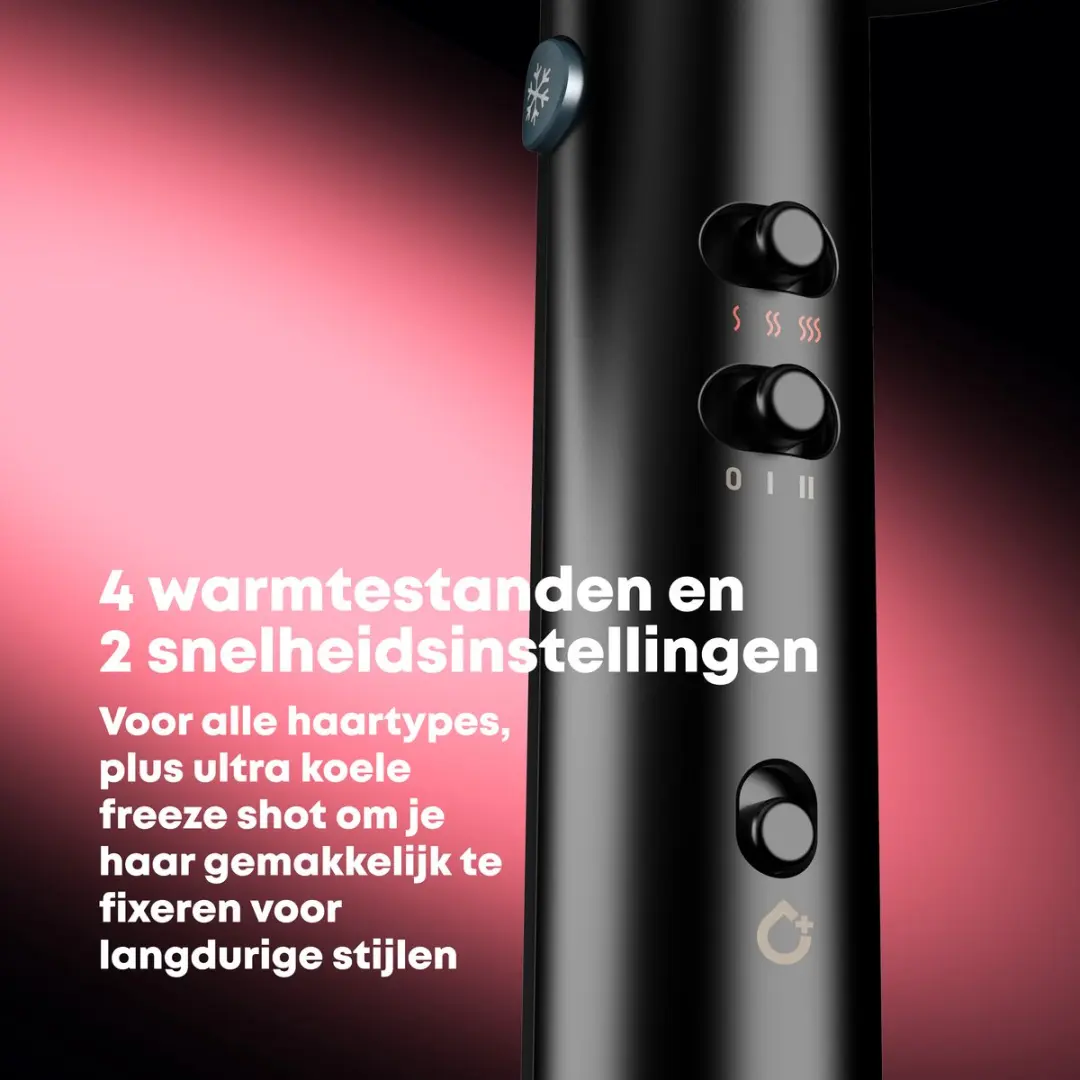 Revamp Progloss DR6000 Haardroger 1800W - 4 Warmtestanden - Zwart