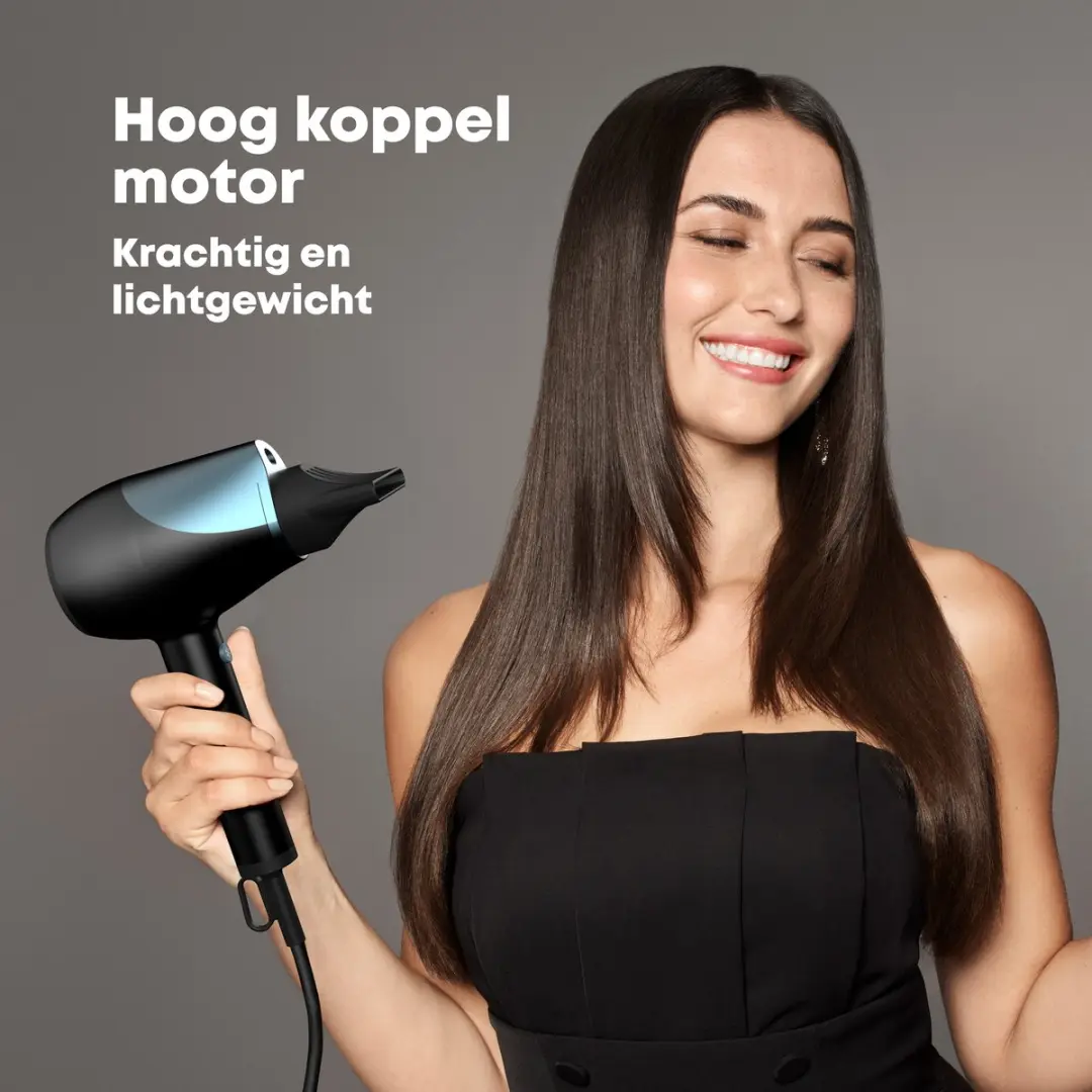Revamp Progloss DR6000 Haardroger 1800W - 4 Warmtestanden - Zwart
