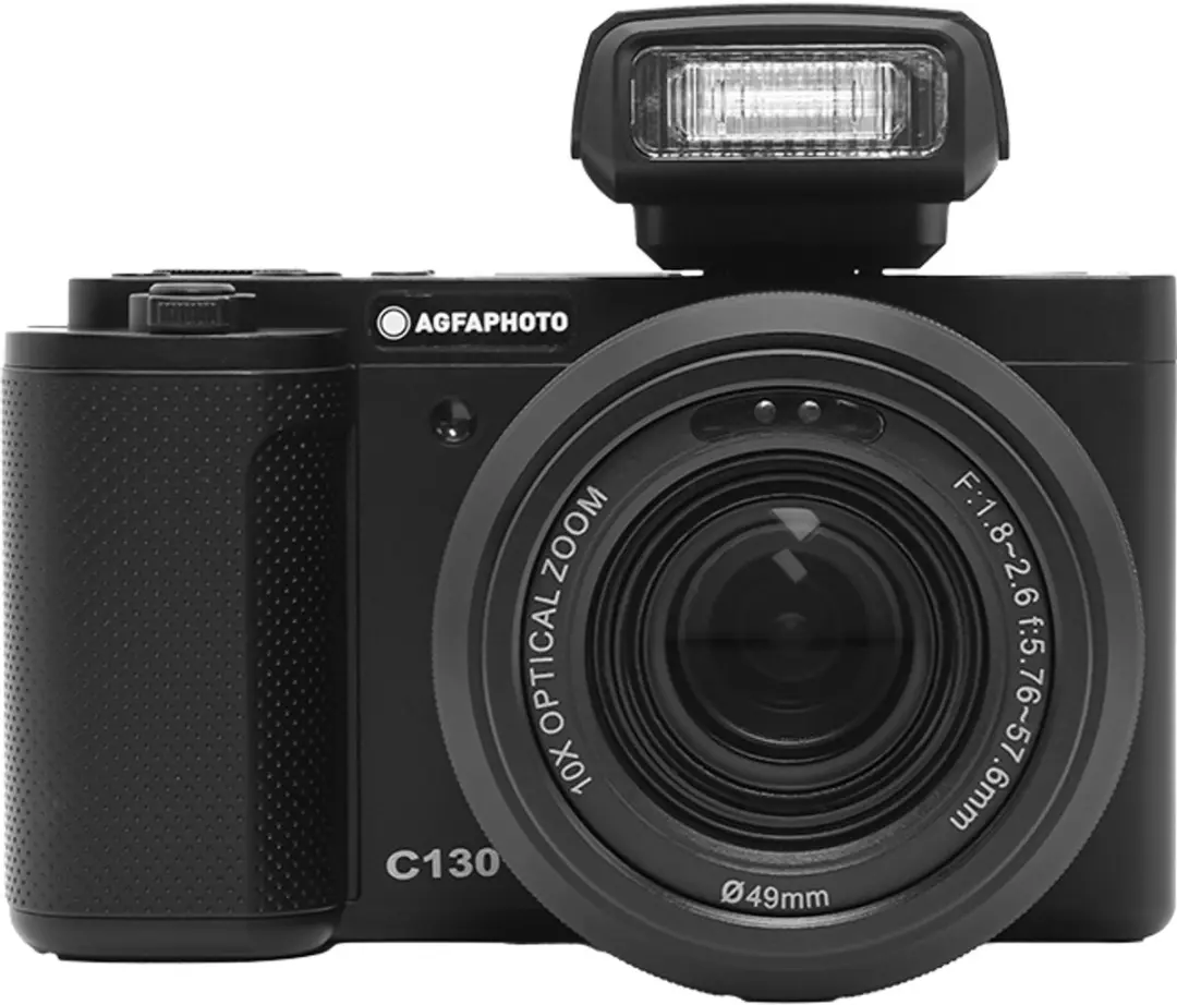 AgfaPhoto C130 Compactcamera - 10x Zoom - Zwart - afbeelding 6 van 6