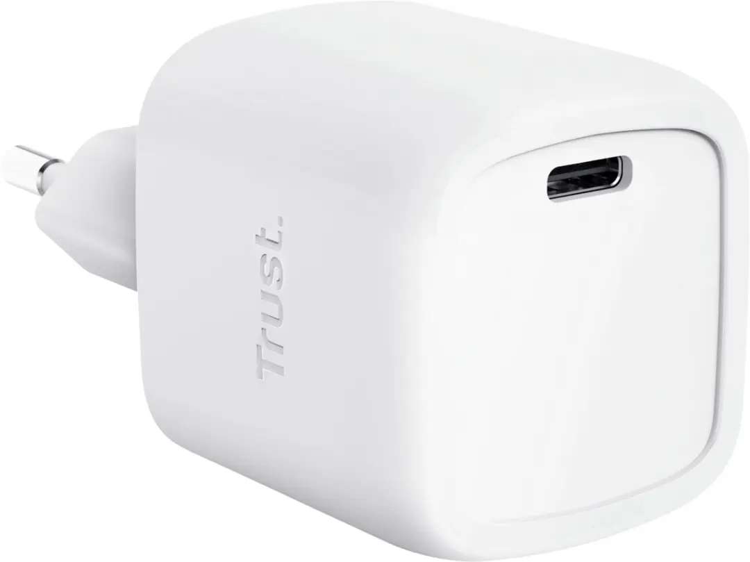 Trust Maxo 30W USB-C GaN Oplader - Wit
