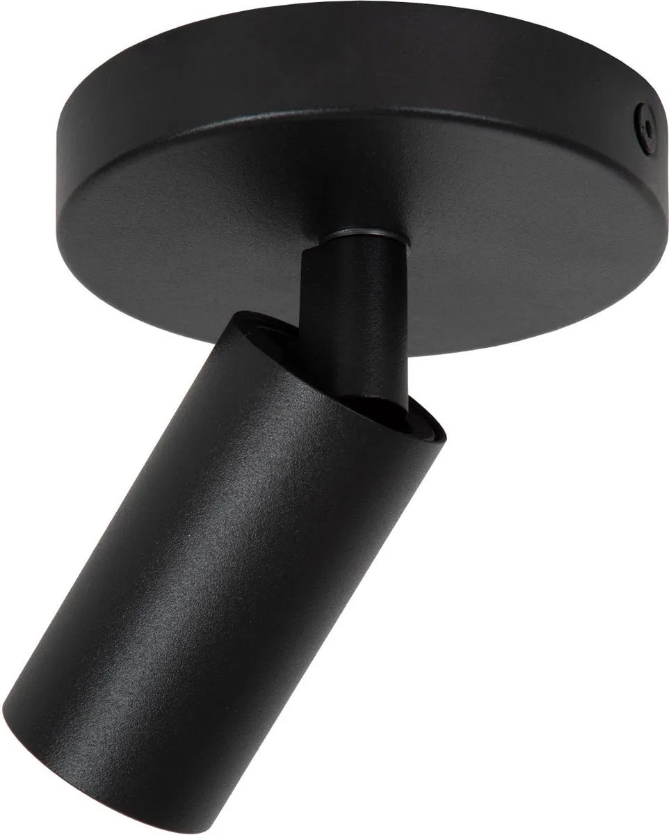 Lucide Ritmo Plafondspot Ø10cm GU10 - Zwart
