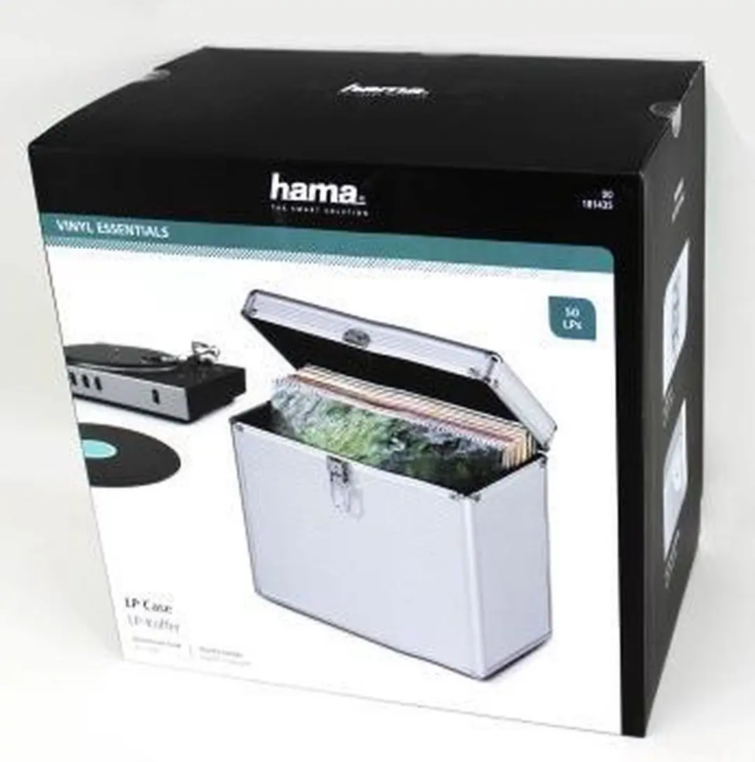 Hama LP-koffer 50 - Zilver