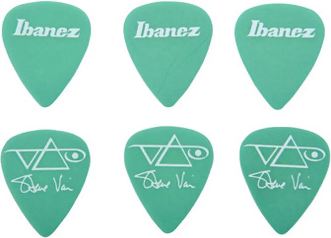 Ibanez Steve Vai B1000SV-GR Plektrumset - 6 Stuks - Groen
