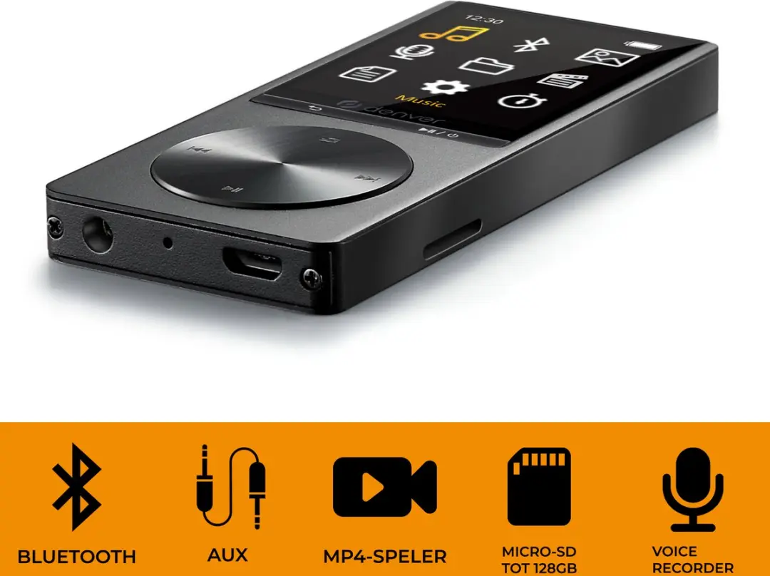 Denver MP1820 MP3/MP4 Speler - 4GB - Zwart