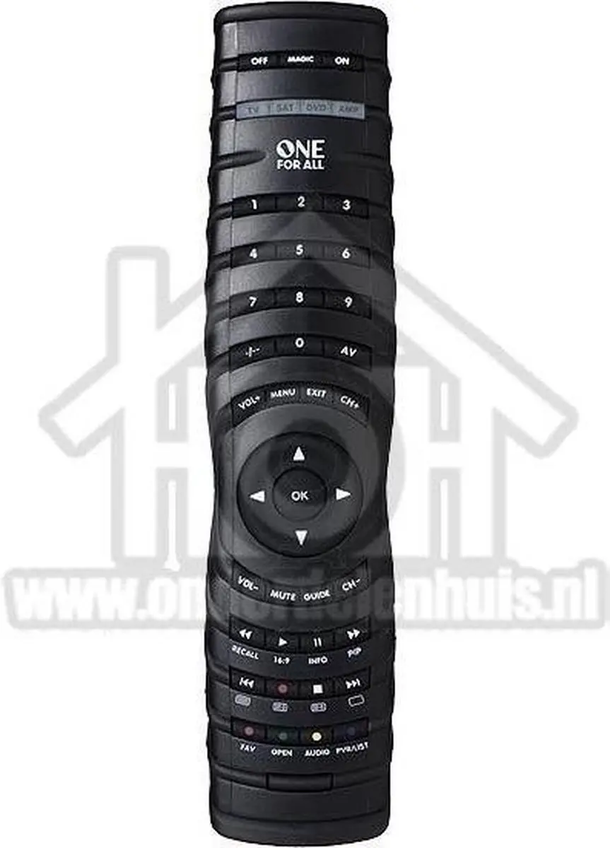 One For All Protecto 4 URC 3741 Afstandsbediening - Zwart