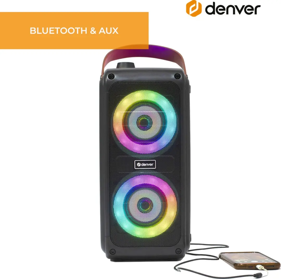 Denver BTV230 Draadloze Bluetooth Speaker - 100W - Zwart