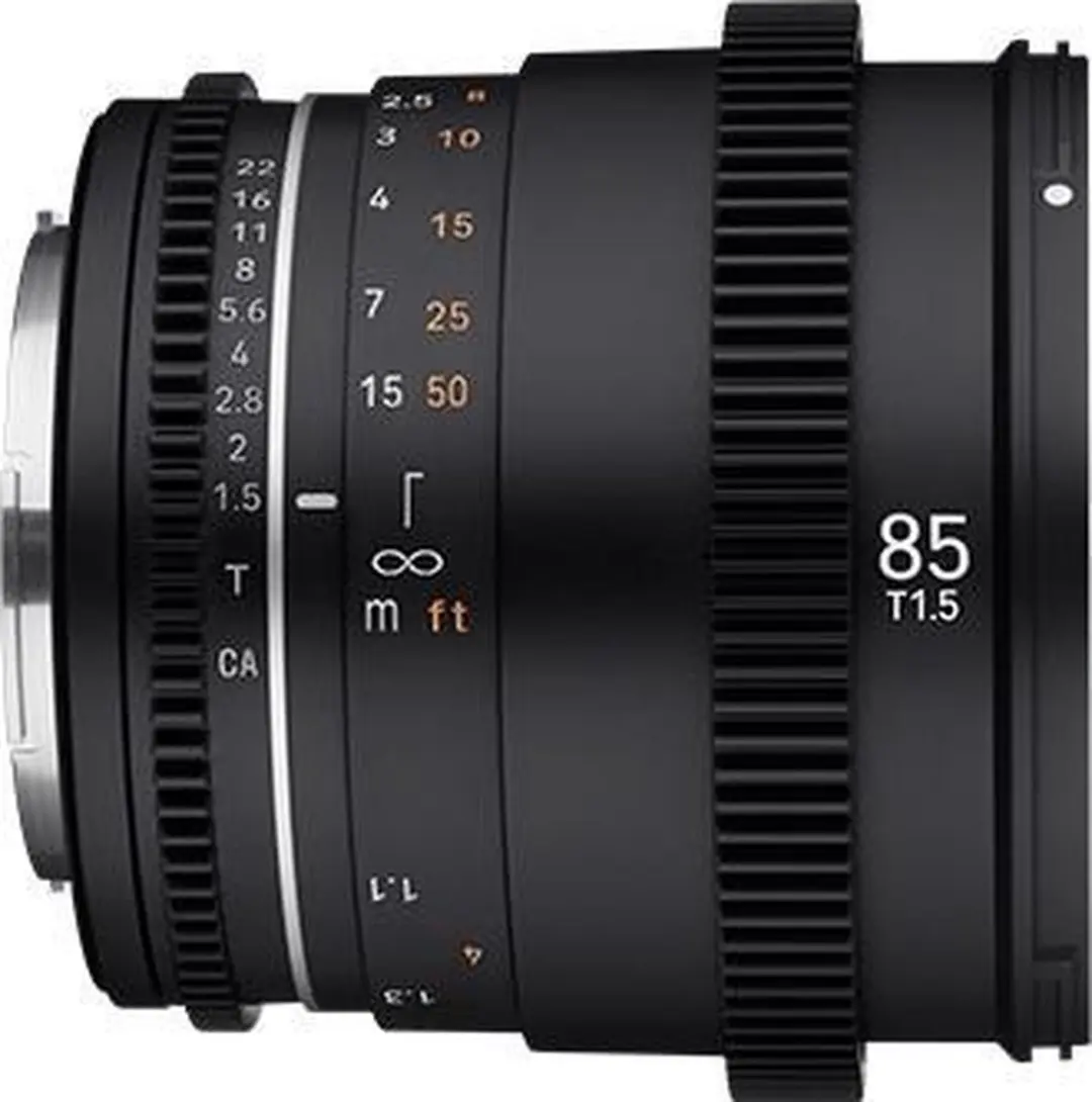 Samyang VDSLR 85mm T1.5 MK2 Videolens - 72mm - Sony/Canon