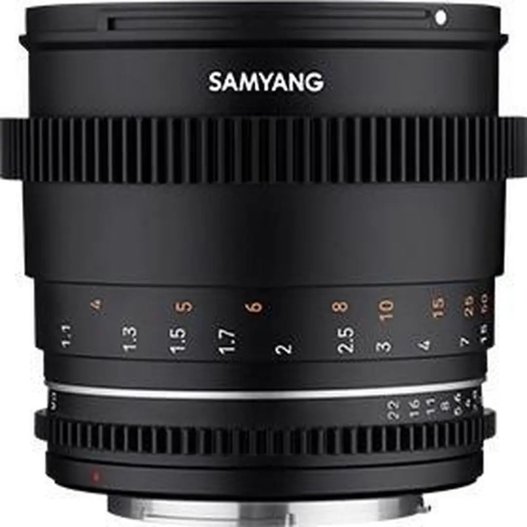 Samyang VDSLR 85mm T1.5 MK2 Videolens - 72mm - Sony/Canon