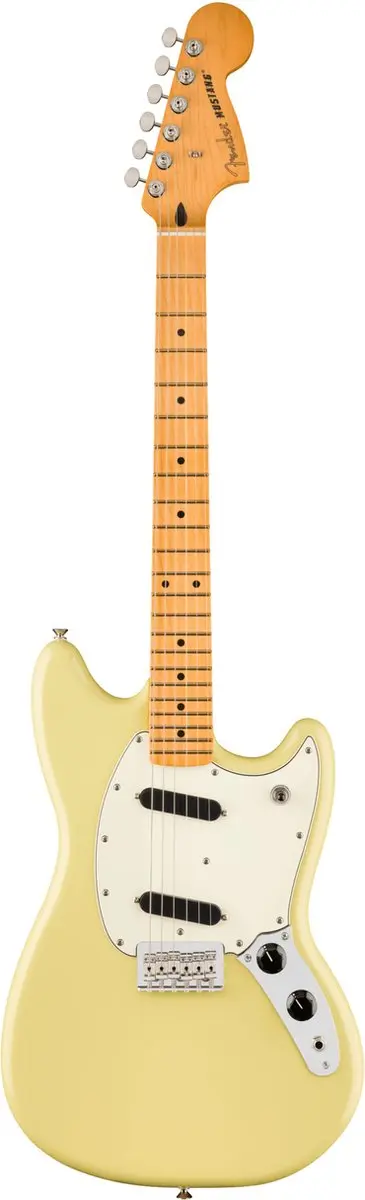 Fender Player II Mustang Hialeah Yellow Elektische gitaar