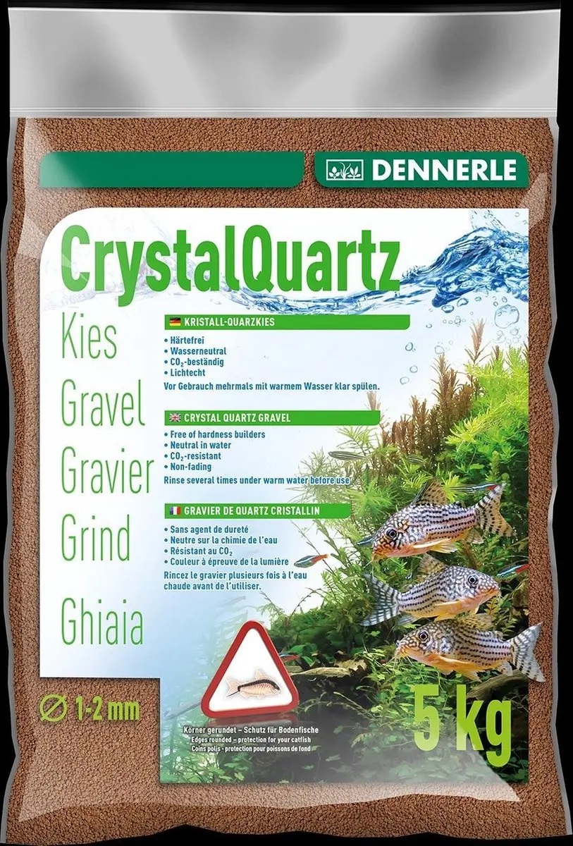 Dennerle Kristal Kwartsgrind Reebruin 1-2mm