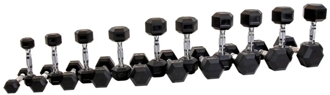 Muscle Power Hexa Dumbbell 3 kg - Zwart/Zilver
