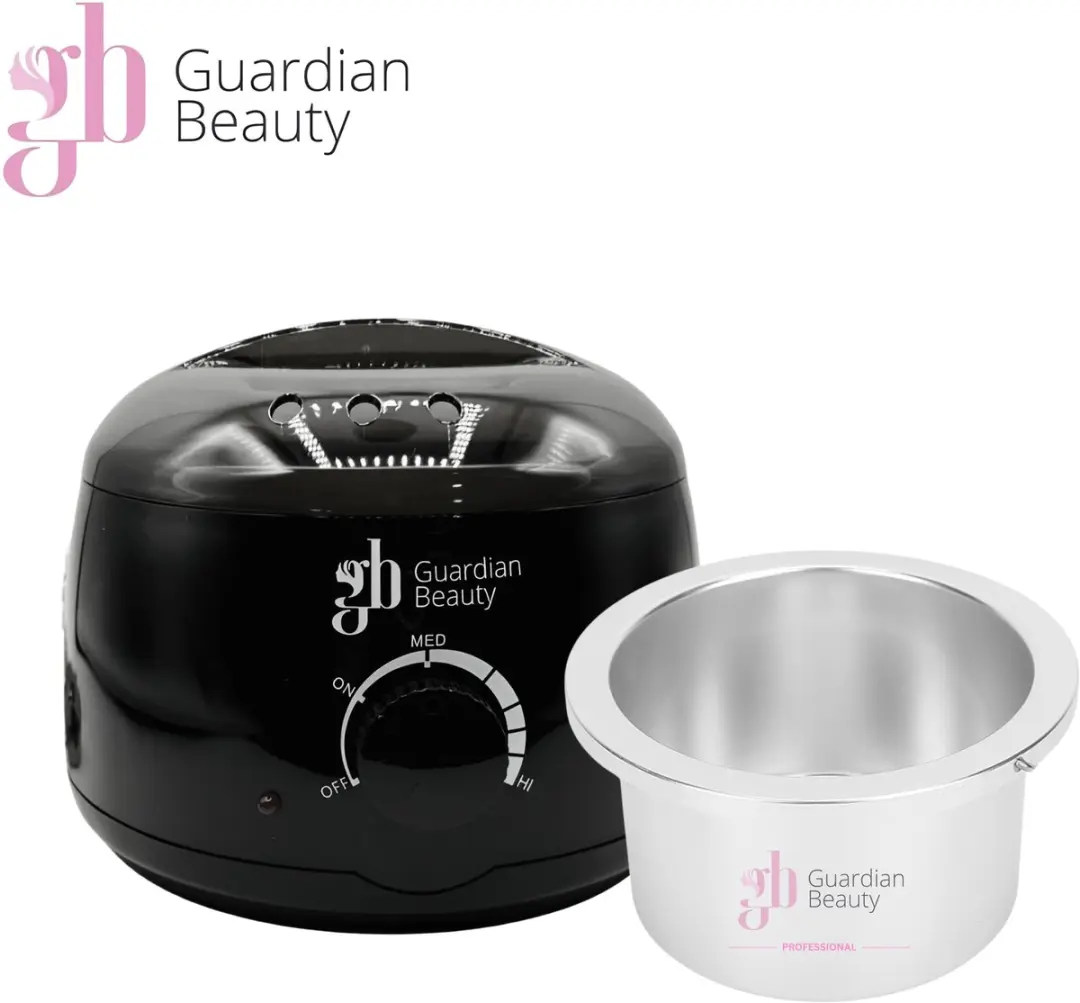 Guardian Beauty Wax Warmer Ontharingset - Zwart - 400g Harde Wasbonen