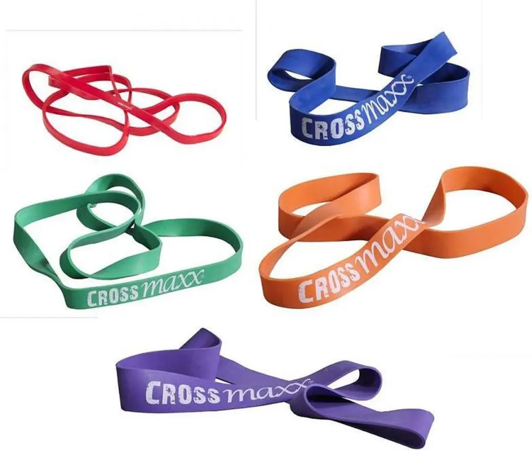 LifeMaxx Crossmaxx Weerstandsband Niveau 3 - 104cm - Oranje