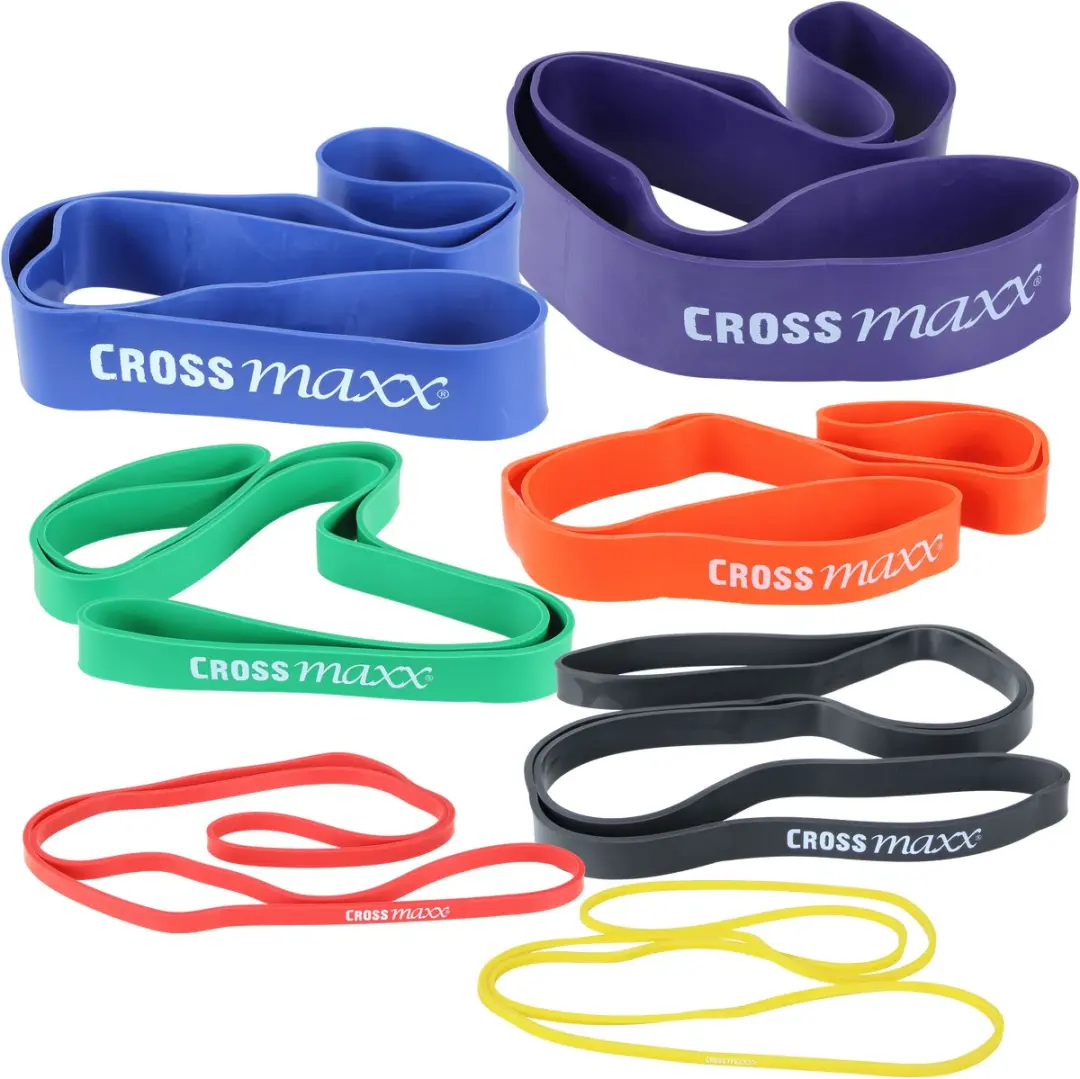 LifeMaxx Crossmaxx Weerstandsband Niveau 3 - 104cm - Oranje