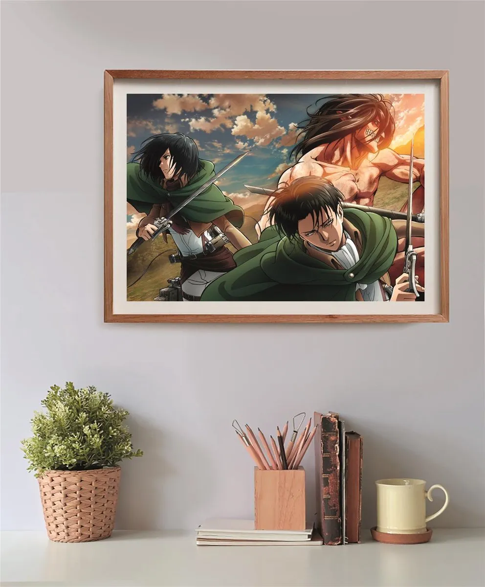 Clementoni Attack on Titan Anime Puzzel 500 Stuks - Multikleur - afbeelding 6 van 6