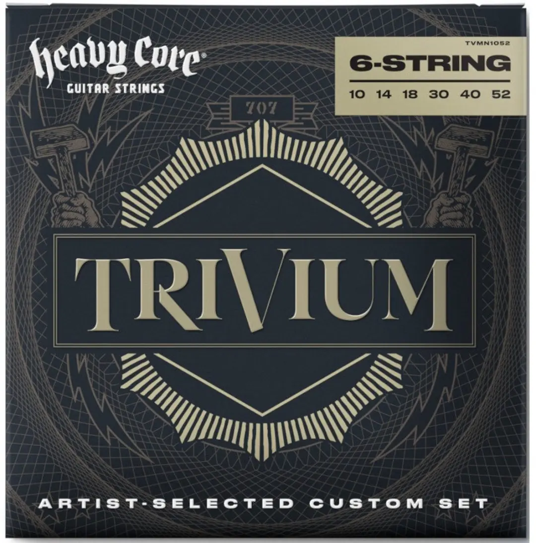 Dunlop Trivium Heavy Core String Lab Series TVMN1052 Snarenset