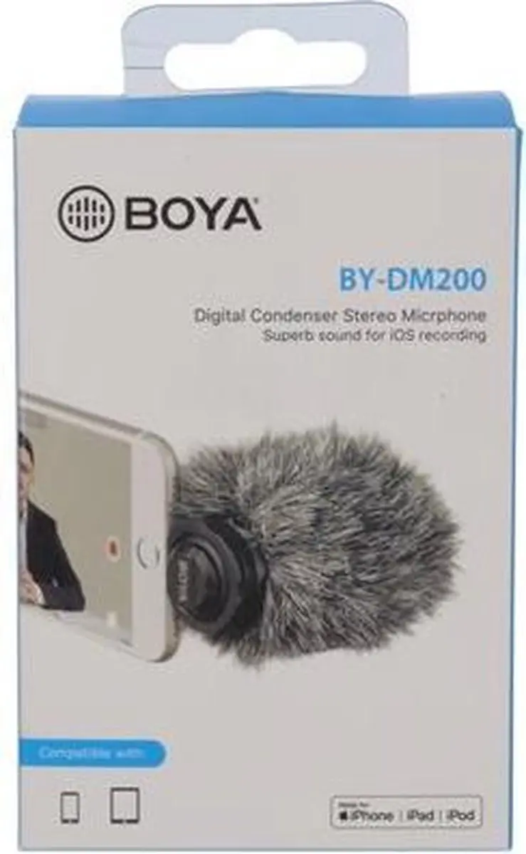 Boya BY-DM200 Digitale Shotgun Microfoon - Zwart - afbeelding 6 van 6