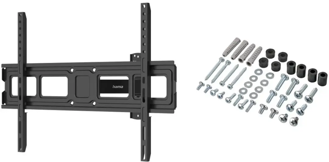 Hama 00220910 TV-Beugel Draai/Kantelbaar - 75" - 40kg - VESA 600x400 - Zwart - afbeelding 6 van 6