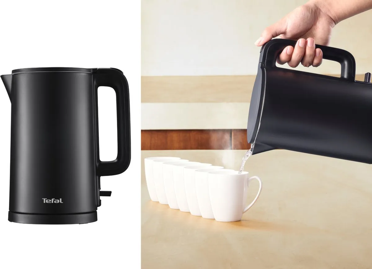 Tefal Thermo Protect Waterkoker KO1408E0 - 1500W - Zwart