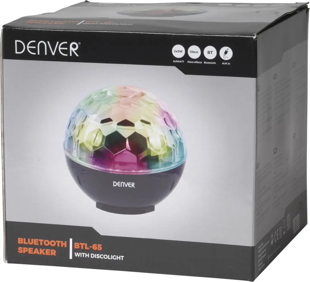 Denver BTL-65 Bluetooth Speaker - Zwart