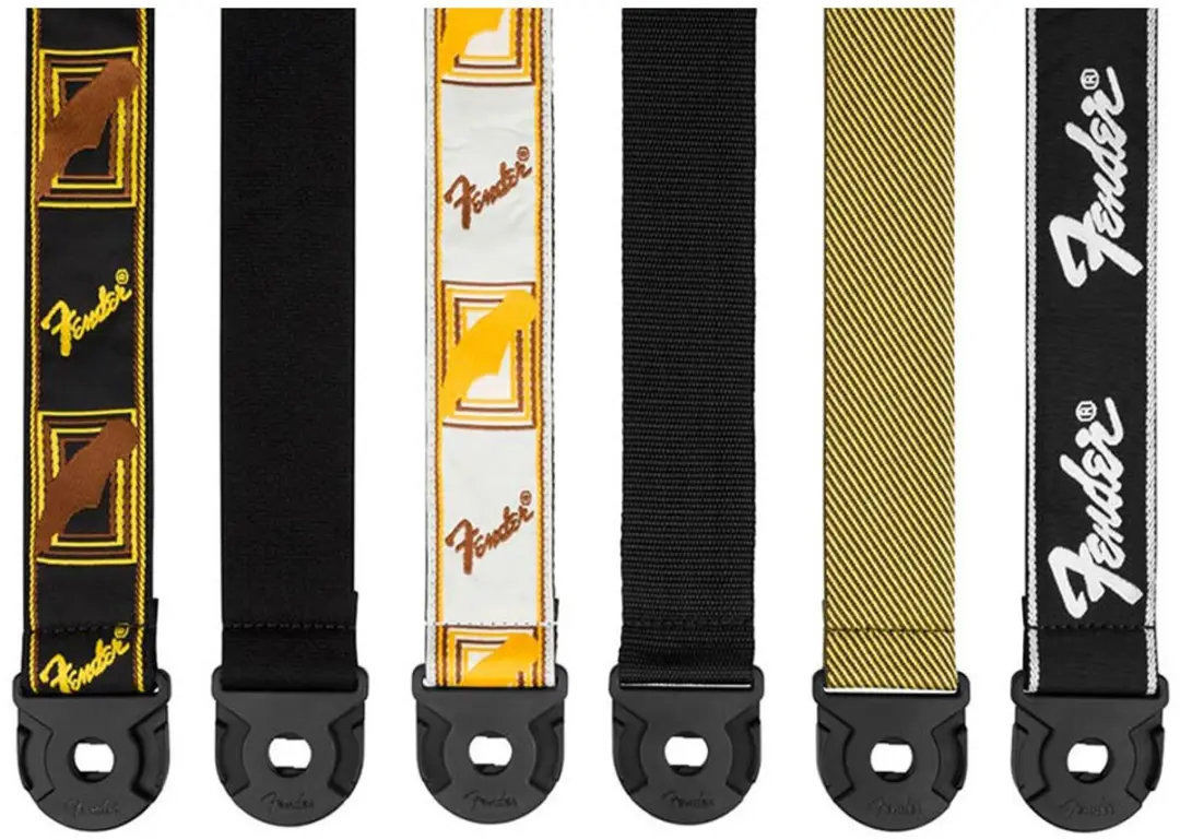Fender Quick Grip Gitaarband - Polypro - Zwart