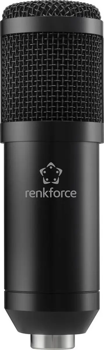 Renkforce RF-4746678 USB Microfoon - Inclusief accessoires