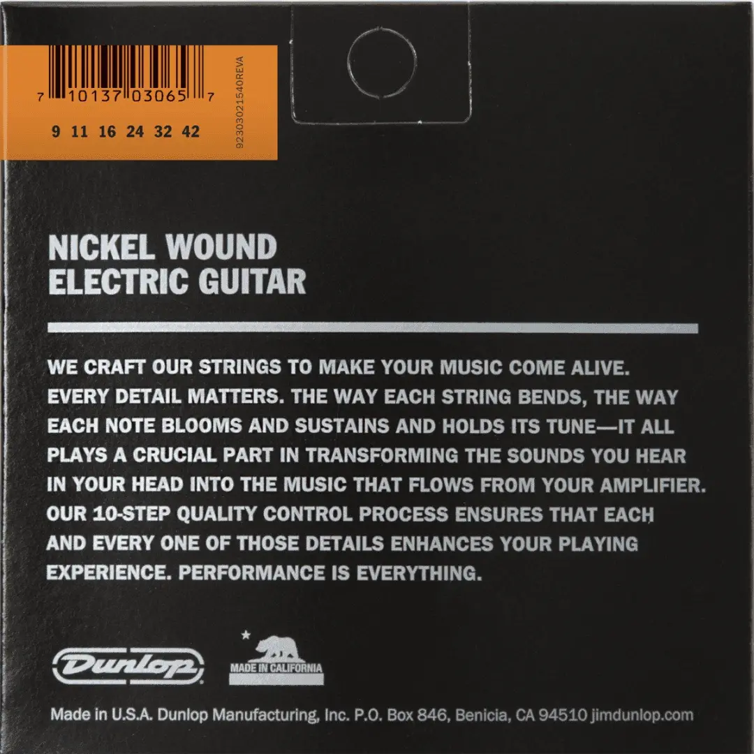 Dunlop E-Git Snaren 09-42 Nikkel