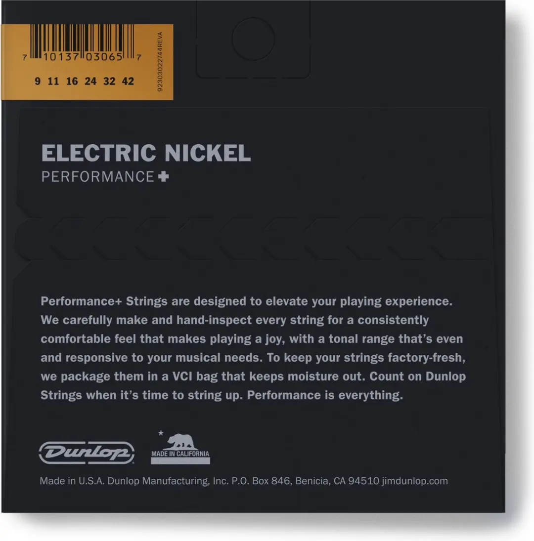 Dunlop E-Git Snaren 09-42 Nikkel