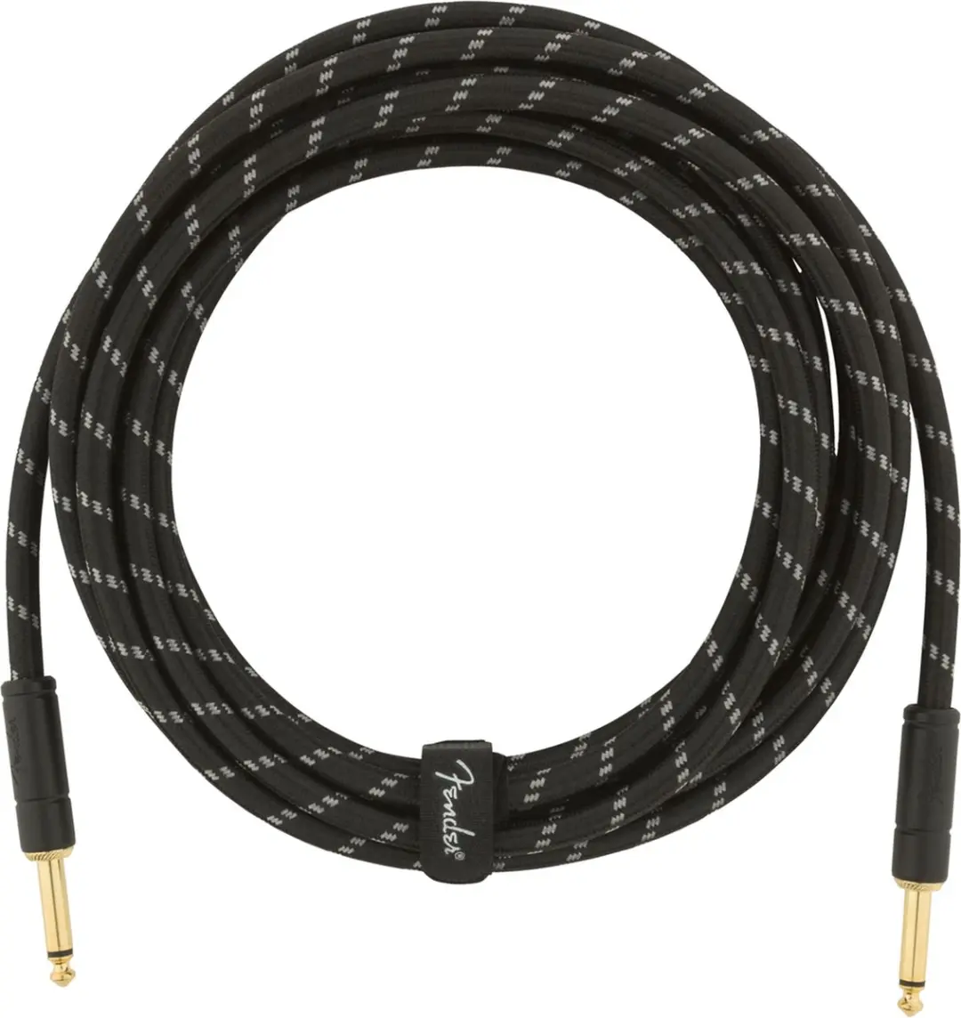 Fender Deluxe Series Instrumentenkabel 4.5m - Zwart