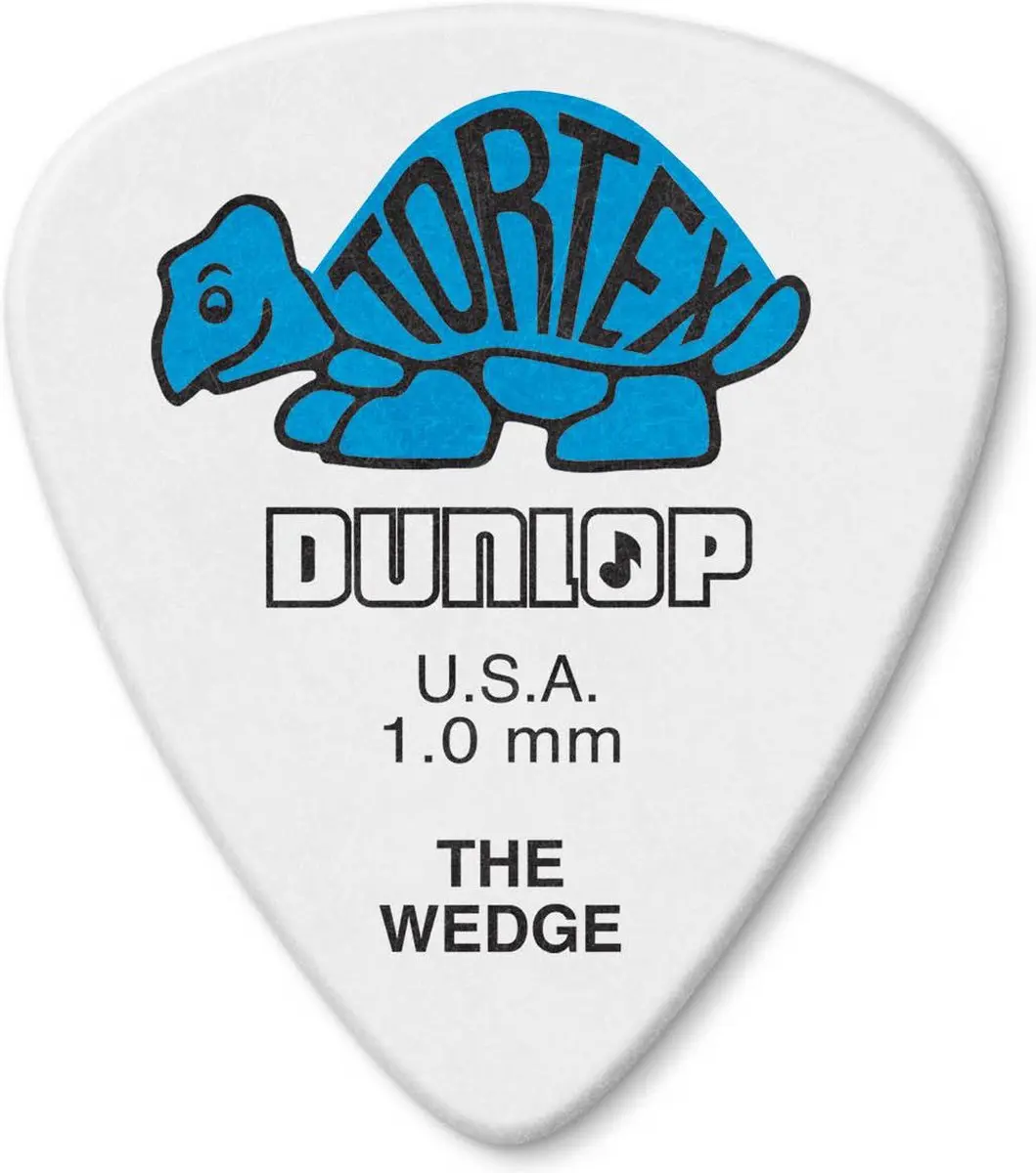 Dunlop Wedge Plectrum 1.00mm - 12 Stuks