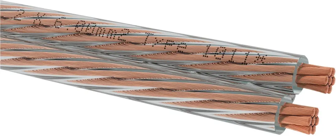 Oehlbach D1C312 Luidsprekerkabel 2x6mm² - Transparant