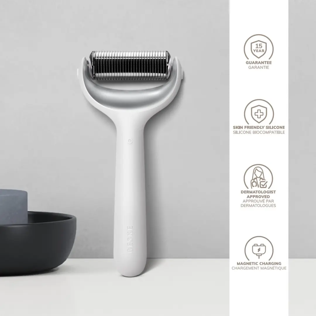 GESKE SmartAppGuided MicroNeedle Roller 8-in-1 - GK000043WH01 - Wit