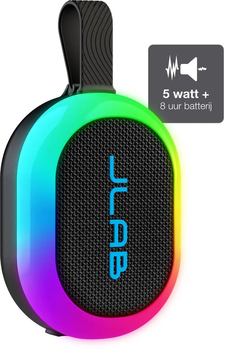 JLab Pop Mini IEUSBPOPRBLK123 Bluetooth Speaker