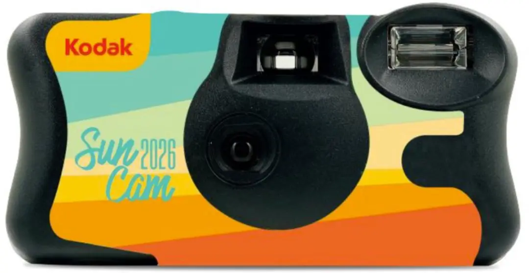 Kodak Fun Saver Wegwerpcamera Flits - 27+12 Opnamen - 5 Stuks Geel