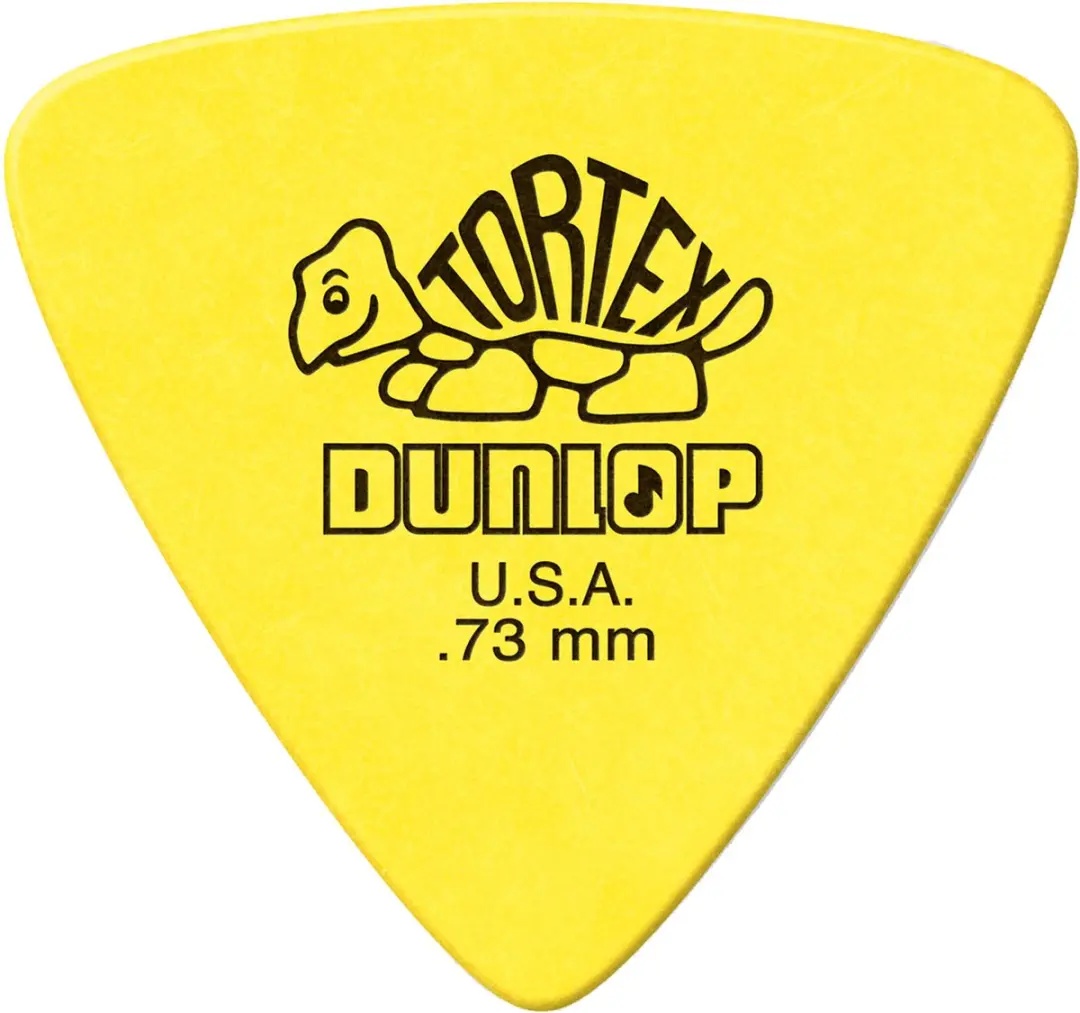 Dunlop Tortex Triangle Plectrum 0.73mm - 6 Stuks