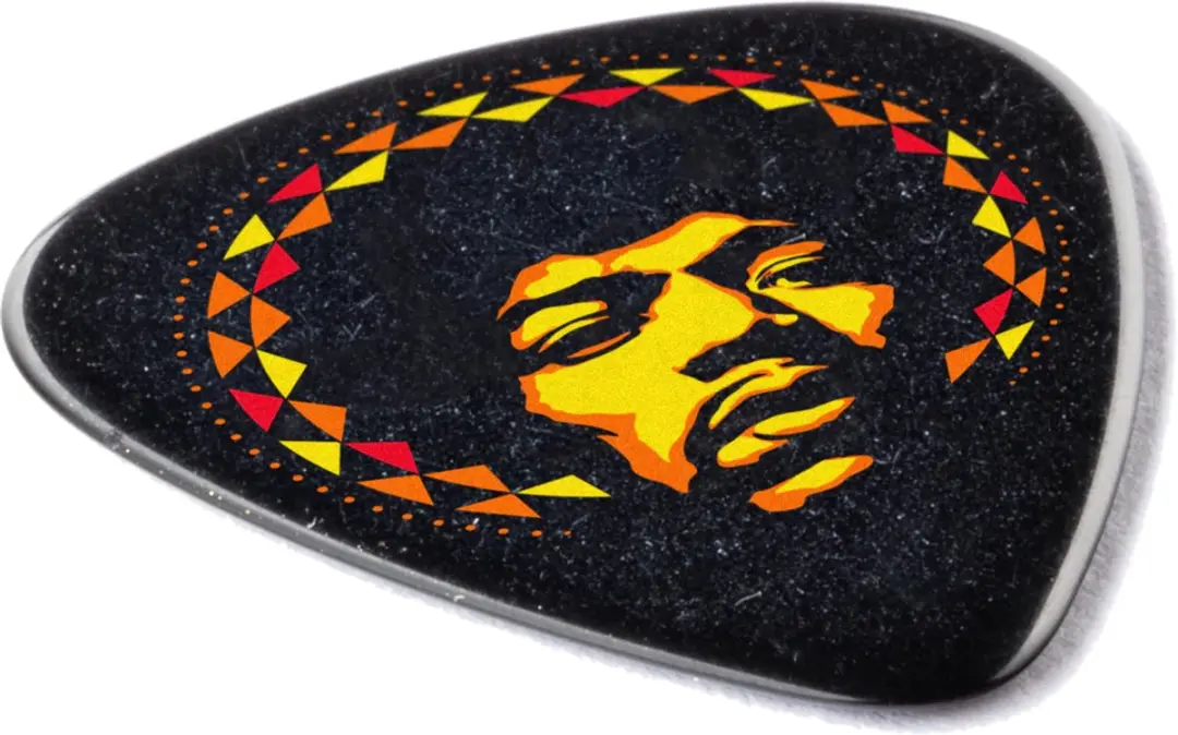 Dunlop Jimi Hendrix 69 Psych Series Aura Mandala Plectrumset - 6 Stuks - Multicolor