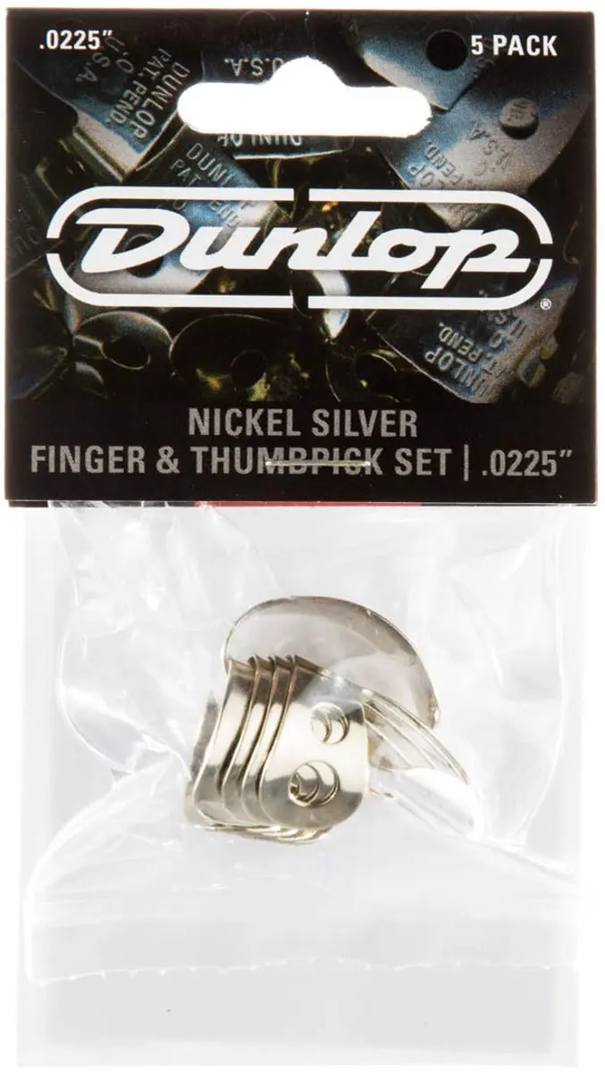 Dunlop Nikkel Zilver Tube Fingerpicks 0.225"