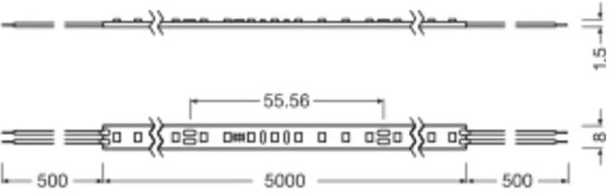 LEDVANCE LED Strip Performance 43W 24V - 5m - 2700K - afbeelding 3 van 3