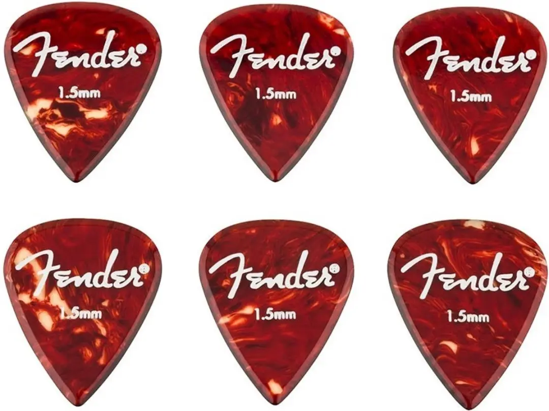 Fender Aero Acryl Plectrum 1.50mm - 6 Stuks