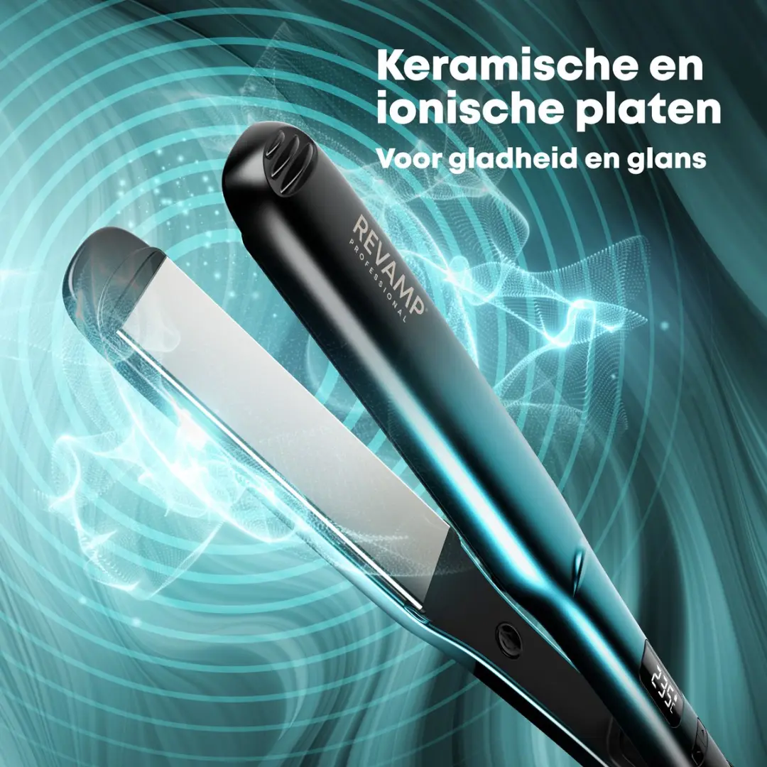 Revamp Progloss Ultra X ST2000 Stijltang - 5 standen - 3m kabel - Zwart
